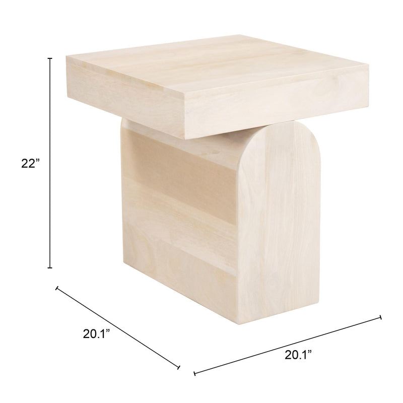  Zuo Kiel 109867 Side Table - Natural IMAGE 6