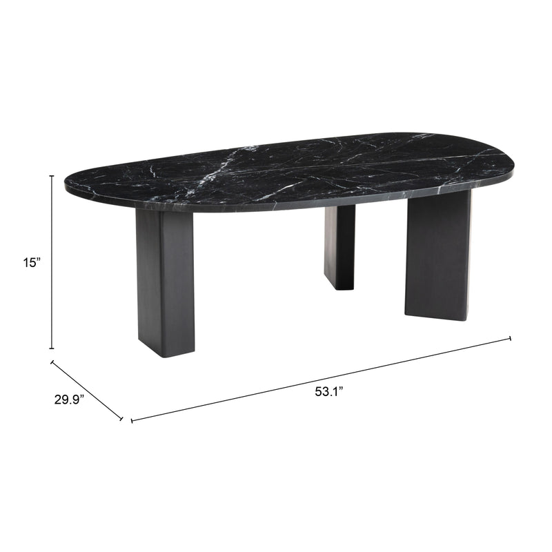  Zuo Aberdeen 109871 Coffee Table - Black IMAGE 8