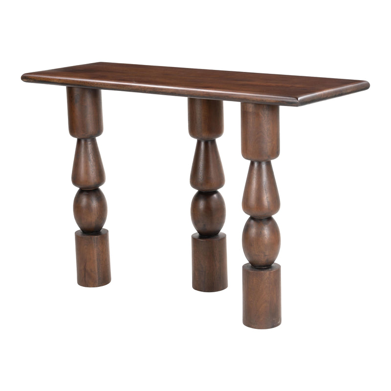 Zuo Split 109852 Console Table - Brown IMAGE 5