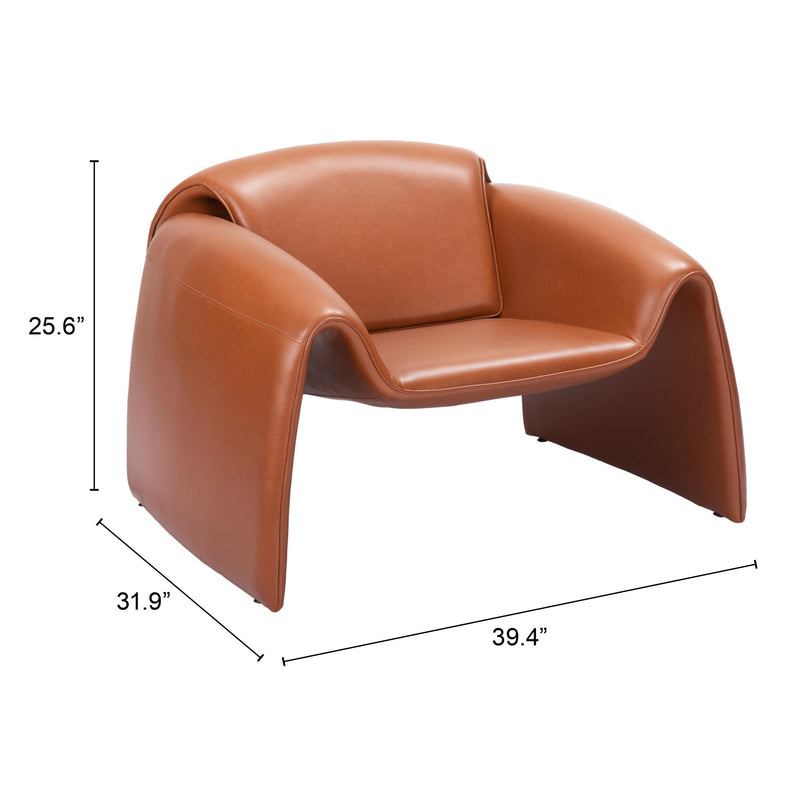  Zuo Horten 110025 Accent Chair - Brown IMAGE 10