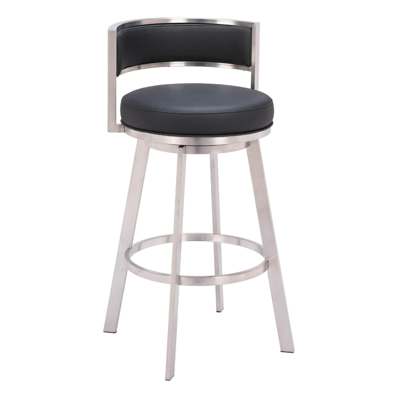  Zuo Gimsby 110044 Swivel Barstool - Black IMAGE 6