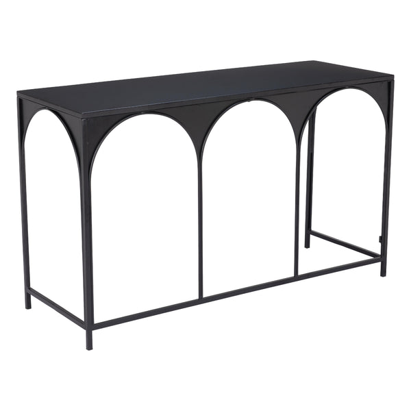  Zuo Loriet 109837 Console Table - Black IMAGE 1
