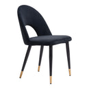  Zuo Menlo 109873 Dining Chair - Black IMAGE 6