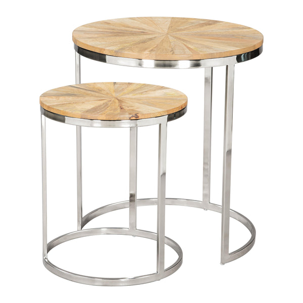  Zuo Bari 109776 Nesting Table Set - Natural IMAGE 1