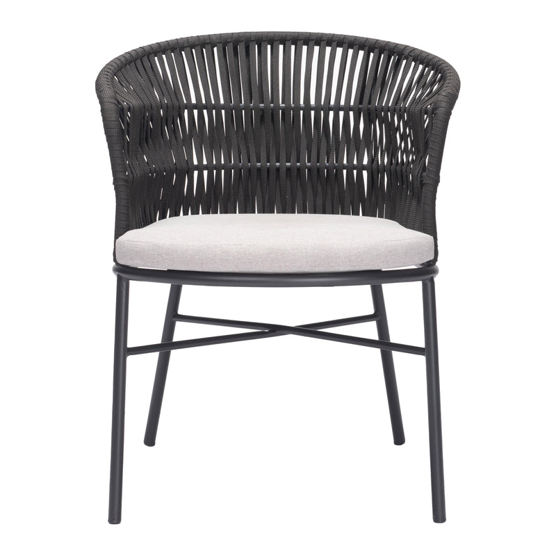  Zuo Freycinet 703987 Dining Chair - Black IMAGE 3