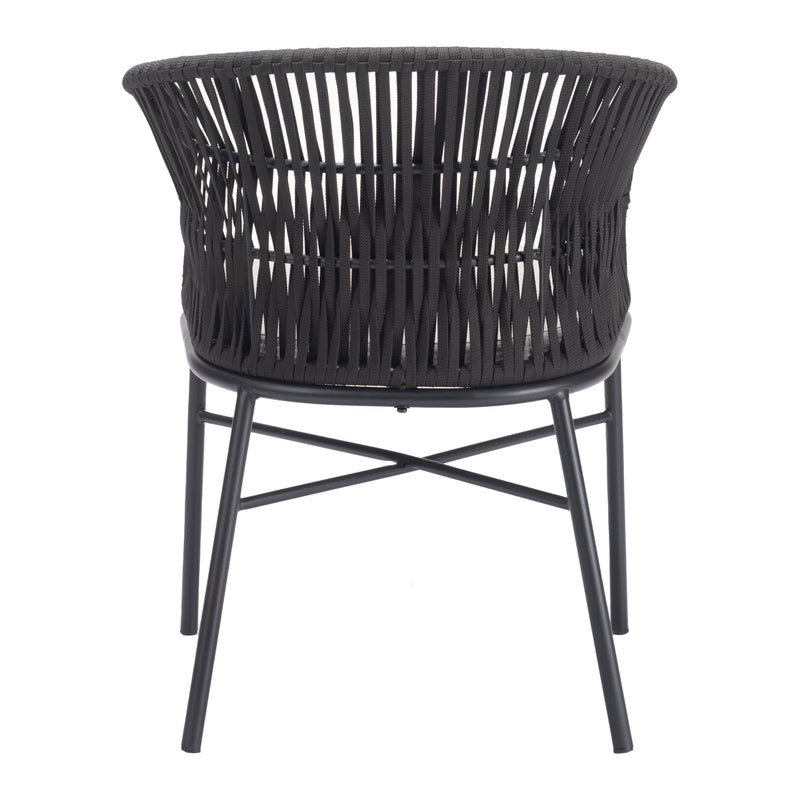  Zuo Freycinet 703987 Dining Chair - Black IMAGE 4