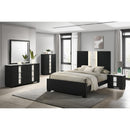  Crown Mark Rangley B6835-2 Nightstand - Black IMAGE 2