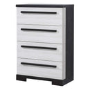 Crown Mark Remington B8162-4 Chest - Black/White IMAGE 1