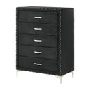  Crown Mark Lucinda B9265-4 Chest - Black IMAGE 1