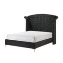  Crown Mark Lucinda B9265-Q Queen Panel Bed - Black IMAGE 1