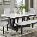  Crown Mark Vance 1319T-4272 Dining Table - Dove Grey IMAGE 1