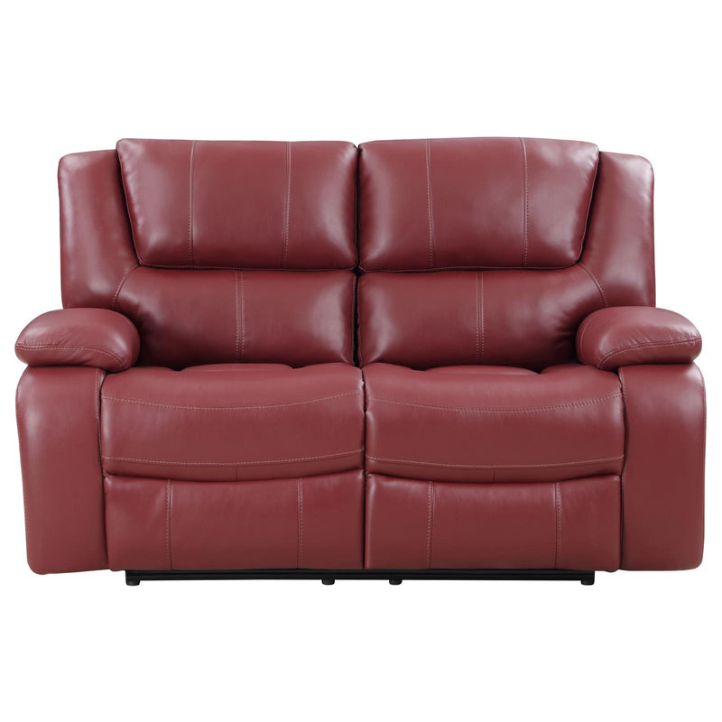 Coaster Furniture Camila Reclining Leatherette Loveseat 610242 IMAGE 4