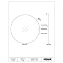  Renwil Parga MT2529 Wall Mirror IMAGE 6