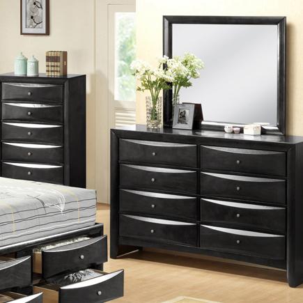 Titus Furniture Felicia 8-Drawer Dresser with Mirror Felicia-DM IMAGE 1