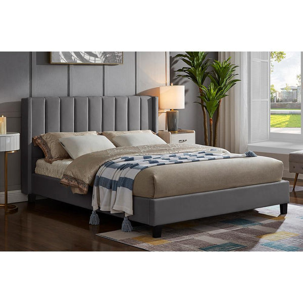 Titus Furniture Full Upholstered Platform Bed T2190G-D IMAGE 1