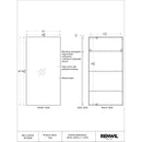  Renwil Trilo MT2098 Full Length Mirror IMAGE 4