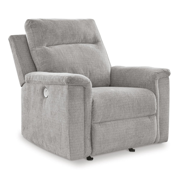 Signature Design by Ashley Barnsana Power Rocker Fabric Recliner 3320198C IMAGE 1