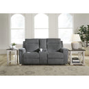 Signature Design by Ashley Barnsana 3320296C Double Reclining Power Loveseat with Console IMAGE 6
