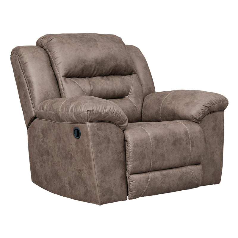 Signature Design by Ashley Stoneland Rocker Leather Look Recliner 3990525C IMAGE 2