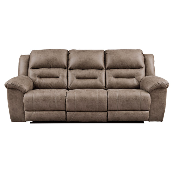 Signature Design by Ashley Stoneland Power Reclining Leather Look Sofa 3990587C IMAGE 1