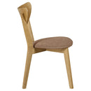  Coaster Furniture Elowen 108442 Wood Dining Side Chair - Light Walnut IMAGE 9