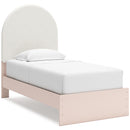 Signature Design by Ashley Wistenpine B1323B8 Twin Upholstered Panel Bed IMAGE 1