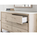 Signature Design by Ashley Cadmori B2615-231 Six Drawer Dresser IMAGE 9