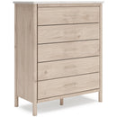 Signature Design by Ashley Cadmori B2615-345 Five Drawer Wide Chest IMAGE 1