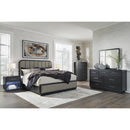 Signature Design by Ashley Rowanbeck B821B4 King Upholstered Panel Bed IMAGE 13