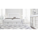 Signature Design by Ashley Chalanna B822B4 King Upholstered Storage Bed IMAGE 10
