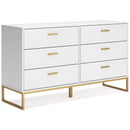 Signature Design by Ashley Socalle EB1867-231 Six Drawer Dresser IMAGE 1
