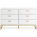 Signature Design by Ashley Socalle EB1867-231 Six Drawer Dresser IMAGE 3