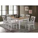 Coaster Furniture Hollis 122242 Cross Back Wood Dining Side Chair - White IMAGE 9