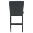 Coaster Furniture Alba 123139 Boucle Upholstered Counter Chair - Black (Set of 2) IMAGE 7