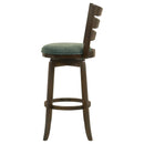  Coaster Furniture Murphy 181379 Wood Pub Height Swivel Bar Chair - Hunter Green IMAGE 5