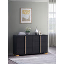  Coaster Furniture Marceline 222833 6-Drawer Dresser - Black IMAGE 2