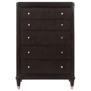 Coaster Furniture Emberlyn 223065 5-Drawer Bedroom Chest - Brown IMAGE 3