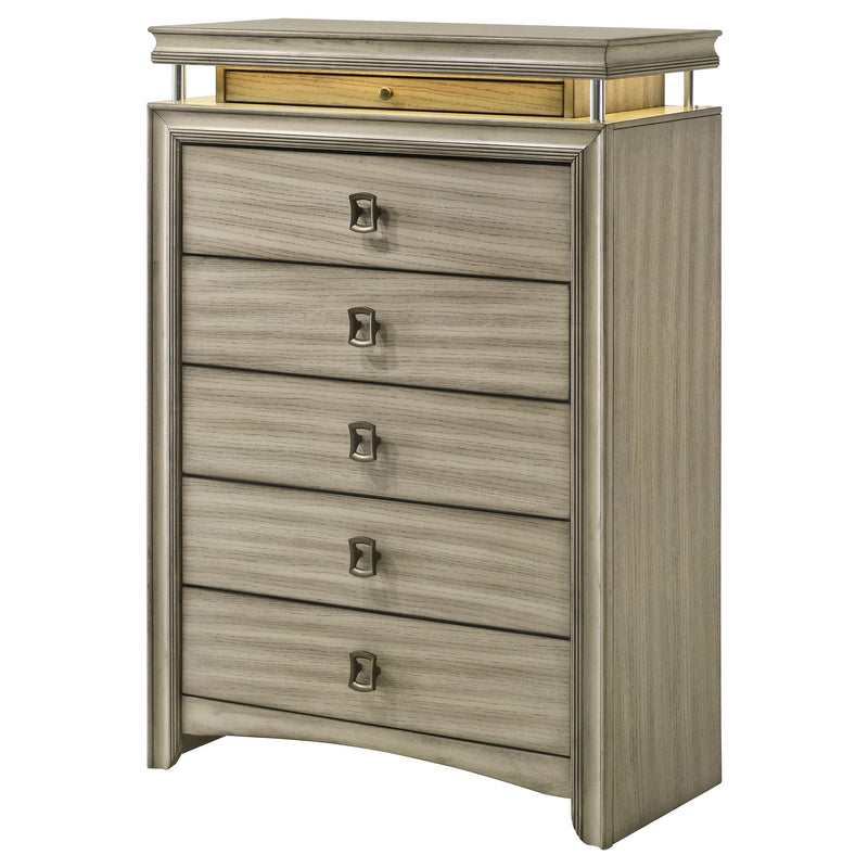 Coaster Furniture Giselle 6-Drawer Chest 224395 IMAGE 4