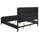  Coaster Furniture Brookmead 224711KE Wood Eastern King Panel Bed - Black IMAGE 3