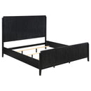 Coaster Furniture Brookmead 224711KW Wood California King Panel Bed - Black IMAGE 1