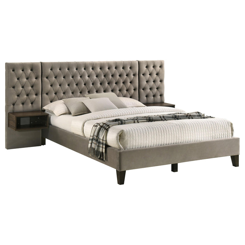 Coaster Furniture Marley Queen Upholstered Panel Bed 300833Q IMAGE 1