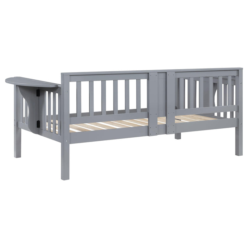 Coaster Furniture Bethany 300838 Wood Twin Daybed with Drop-Down Tables - Grey IMAGE 6