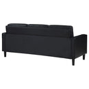  Coaster Furniture Ruth 508361 Upholstered Track Arm Sofa - Black IMAGE 7