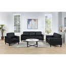  Coaster Furniture Ruth 508361 Upholstered Track Arm Sofa - Black IMAGE 9