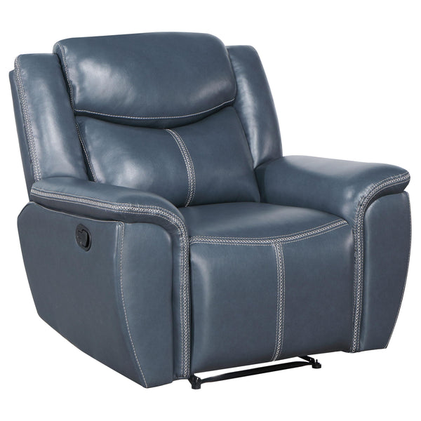 Coaster Furniture Sloane Leather Look Recliner 610273 IMAGE 1