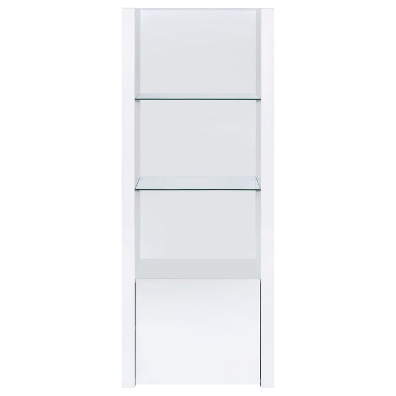  Coaster Furniture Jude 704251-SET 3-Piece Entertainment Center with 71" TV Stand - White High Gloss IMAGE 10