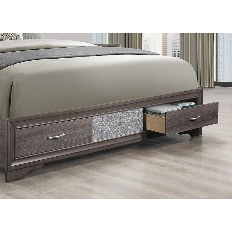 IFDC Harper Full Platform Bed with Storage Harper 54" Double Platform Bed IMAGE 3