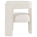  Coaster Furniture Petra 902881 Boucle Upholstered Accent Side Chair - White IMAGE 5