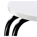  Coaster Furniture Hilly 930071 3-tier Round Accent Side Table - White and Black IMAGE 10