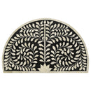  Coaster Furniture Zakiya 930195 2-piece Demilune Nesting Table Set - Black and White IMAGE 7